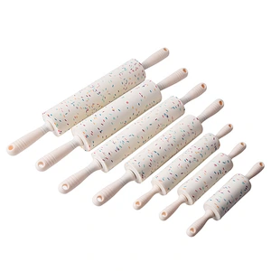 Kitchen Baking Tool DIY Silicone Rolling Pin non-stick Dough Rollers kitchen accessories Silicone Dough Roller