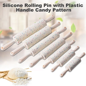 Kitchen Baking Tool DIY Silicone Rolling Pin non-stick Dough Rollers kitchen accessories Silicone Dough Roller