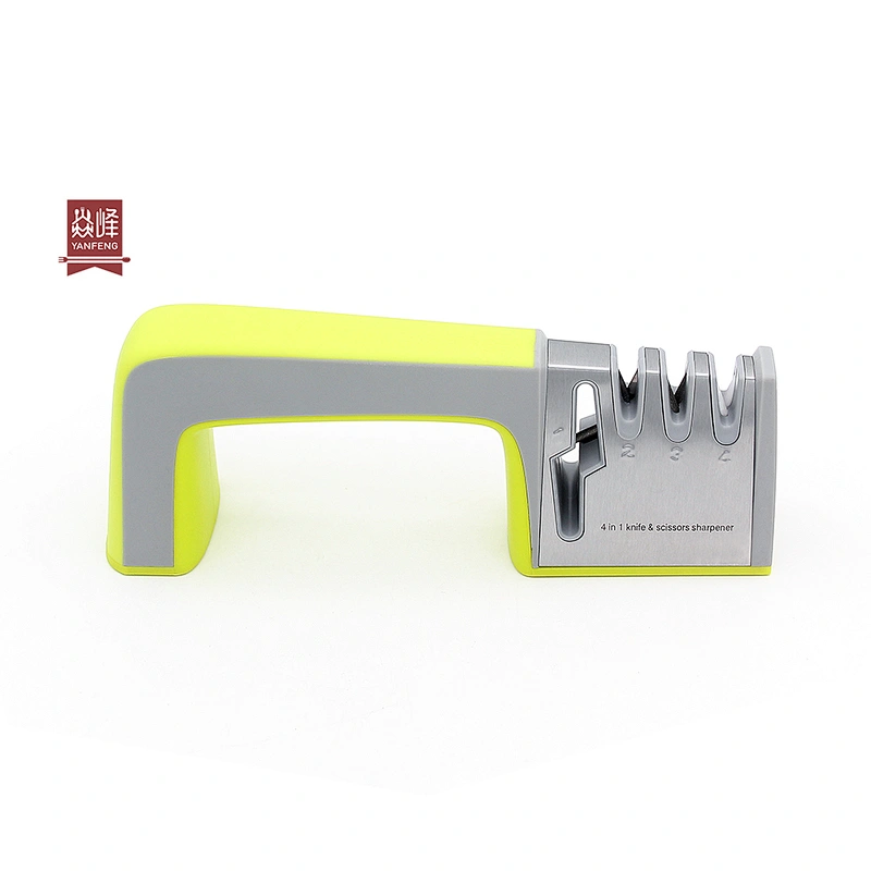 New Arrival Professional Smart Kitchen Tool 4 in 1 Mini Knife Sharpener with 4 Stage