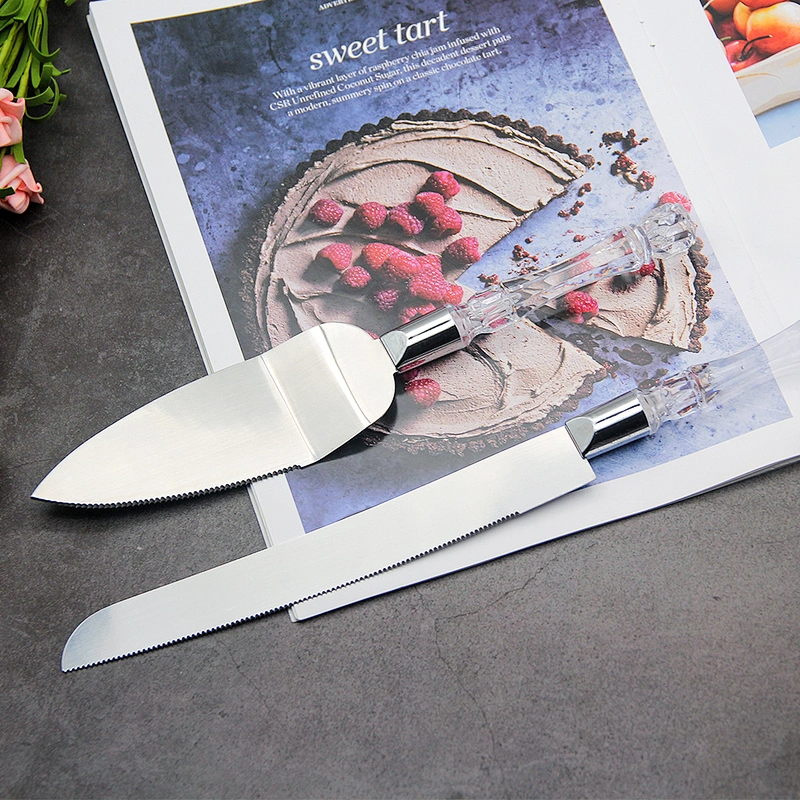 YF Wholesale friendly elegant stainless steel cheese knife for dinner party bread cheese knife set