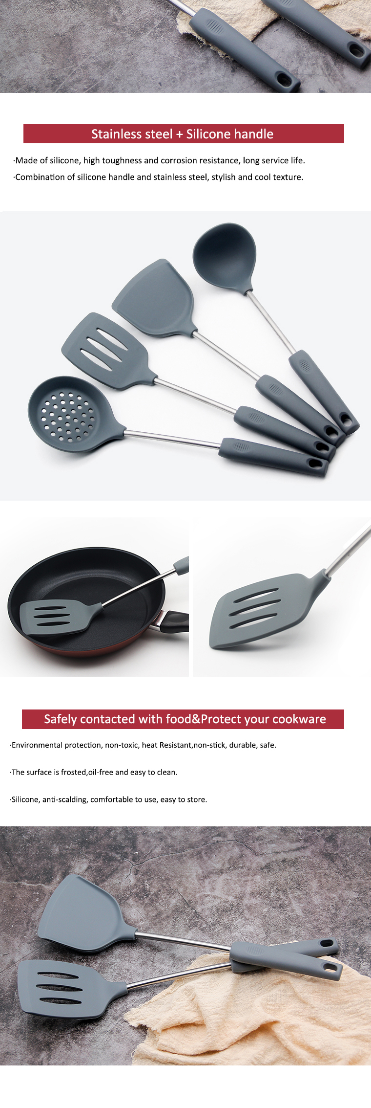 kitchen utensils silicone