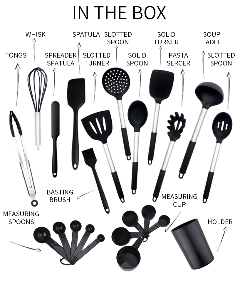 kitchen utensils set