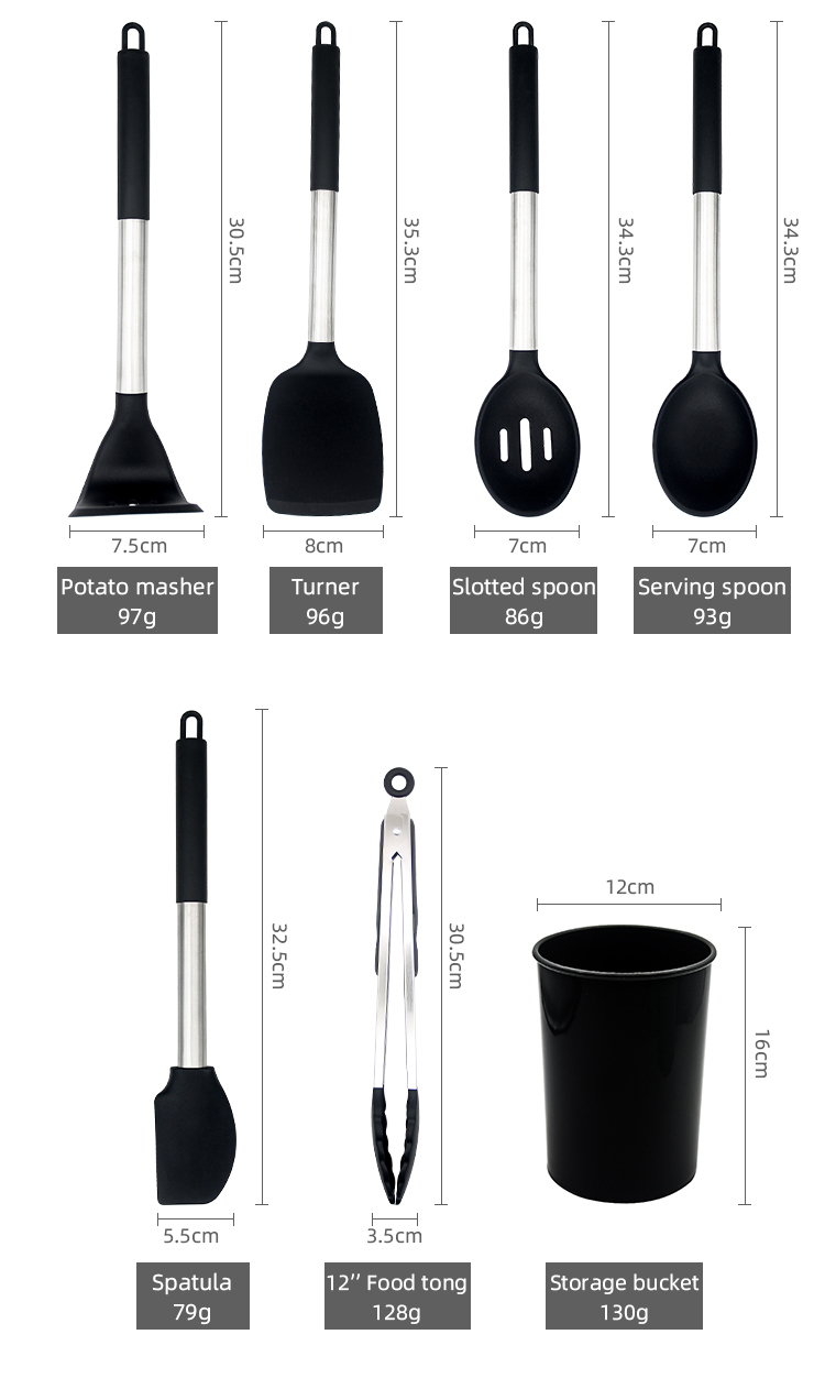 kitchen utensils set
