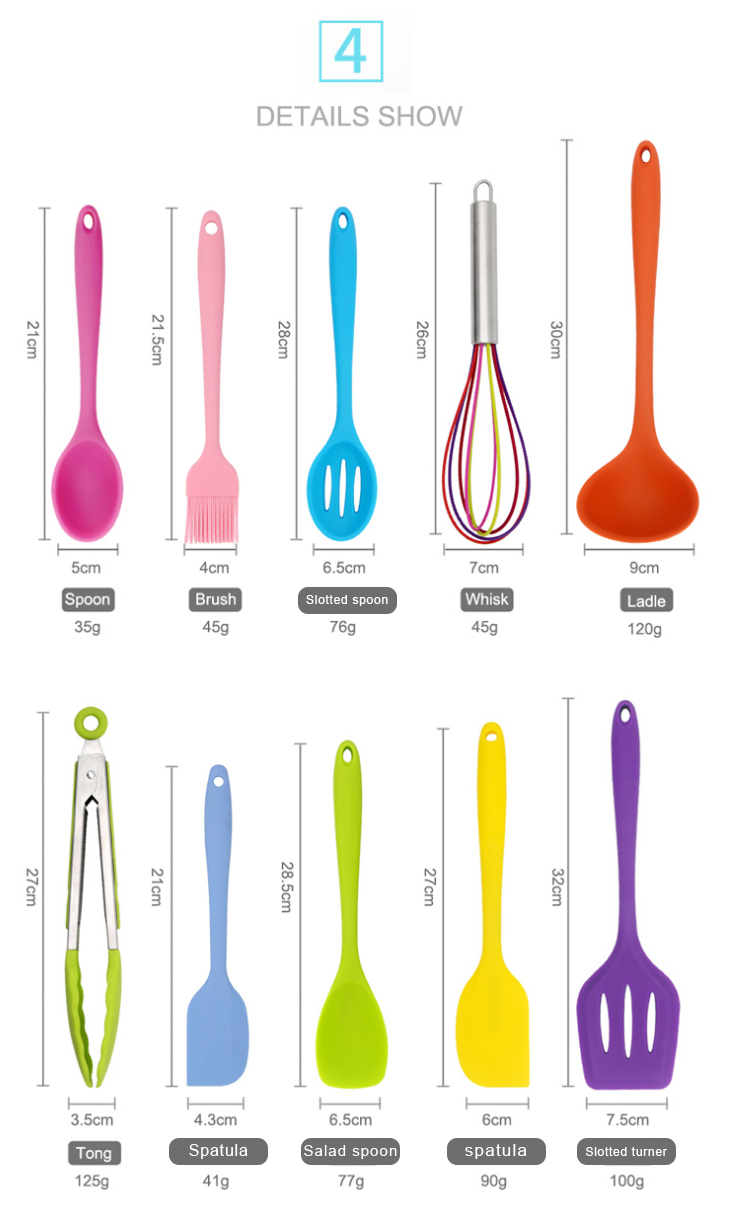piece kitchen utensil set