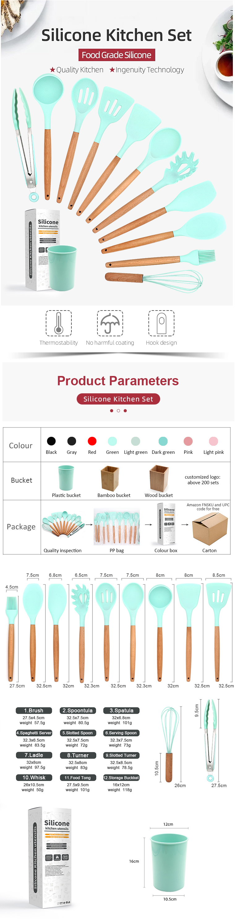 kitchen utensil set