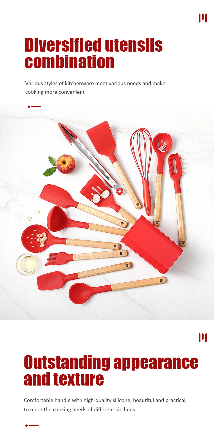 Silicone Kitchen Utensil Set