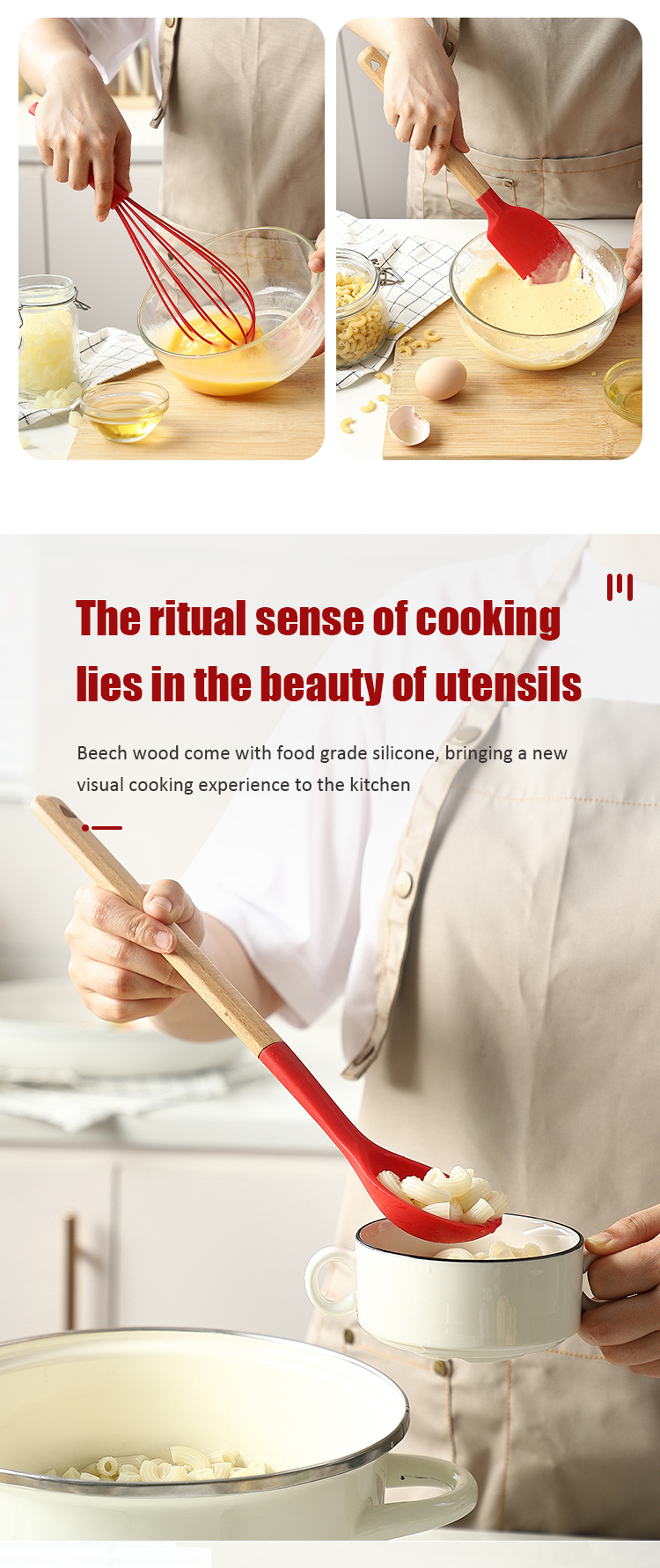 Silicone Kitchen Utensil Set