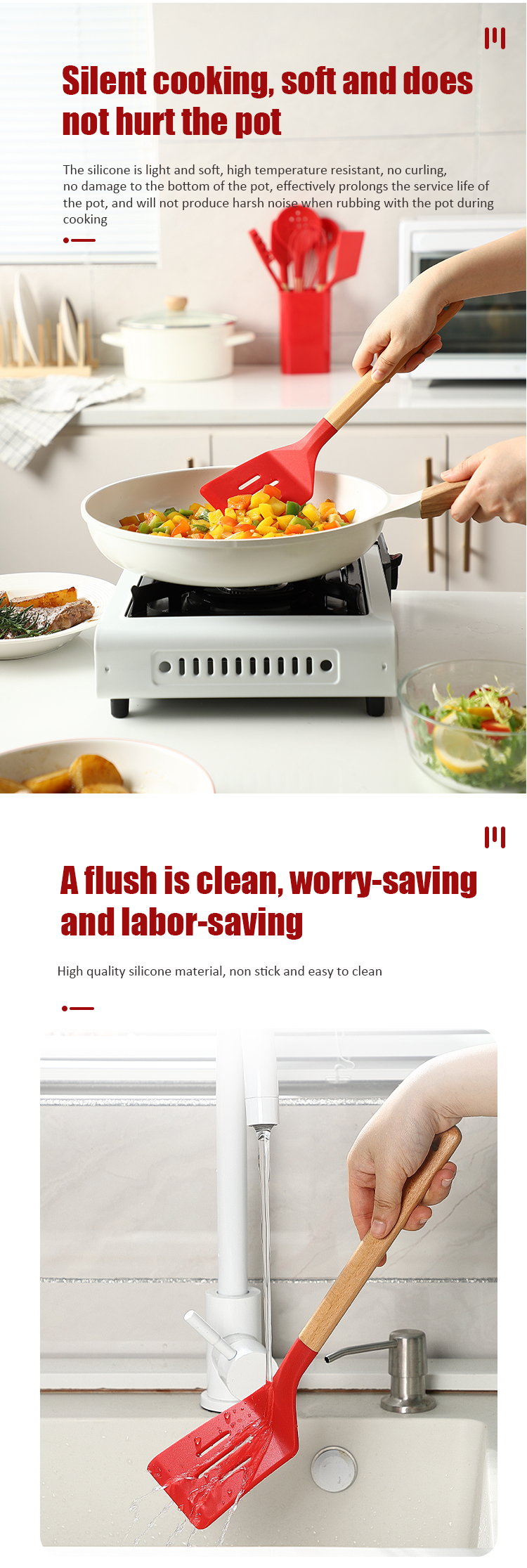 Silicone Kitchen Utensil Set