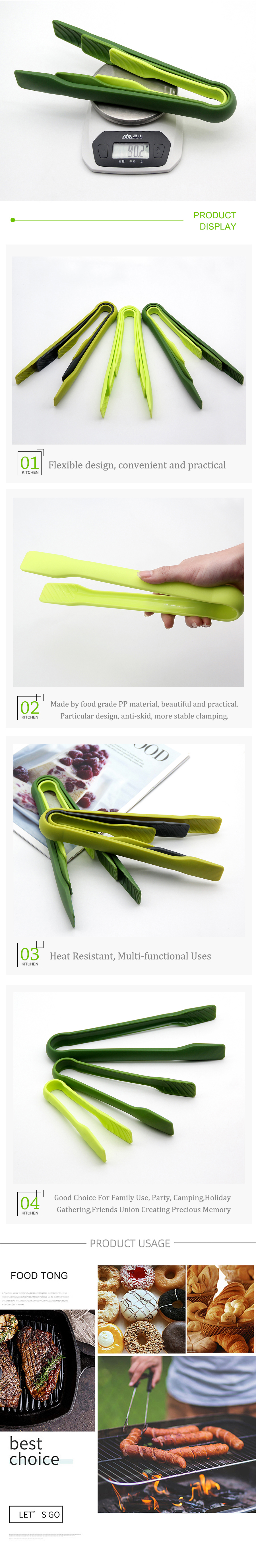 plastic food tongs