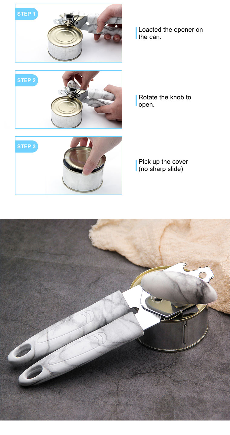 stainless steel manual can opener