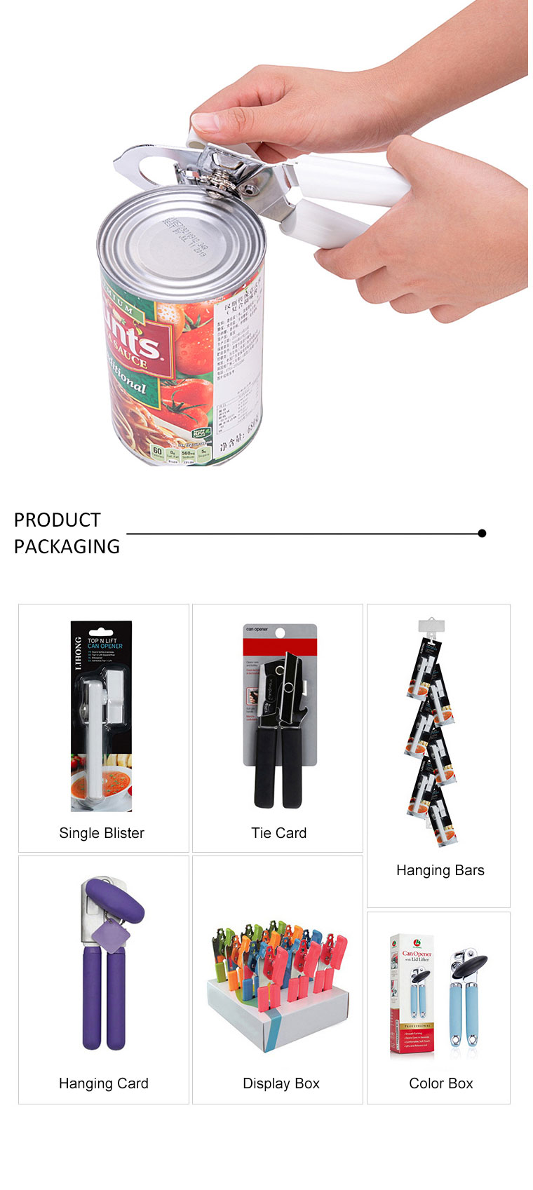 stainless steel can opener