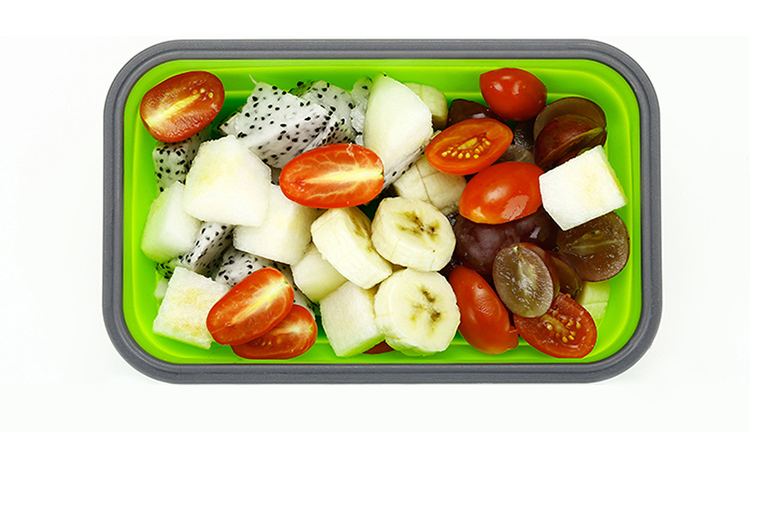 silicone microwave safe lunch box