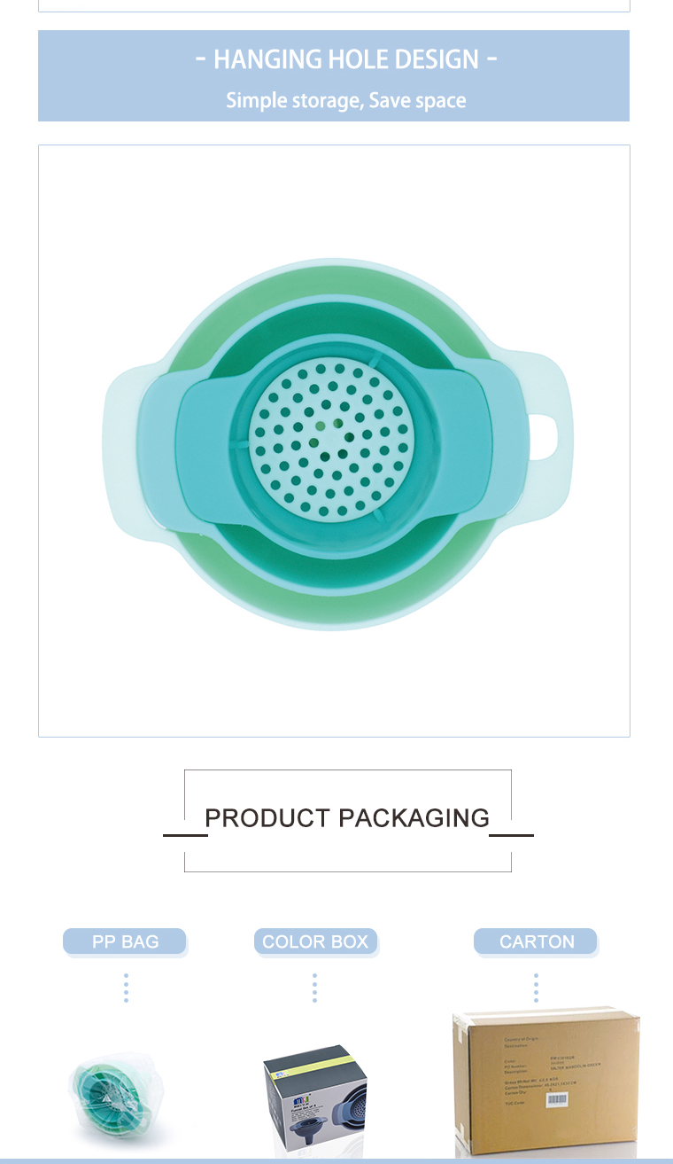 strainer set 3pcs