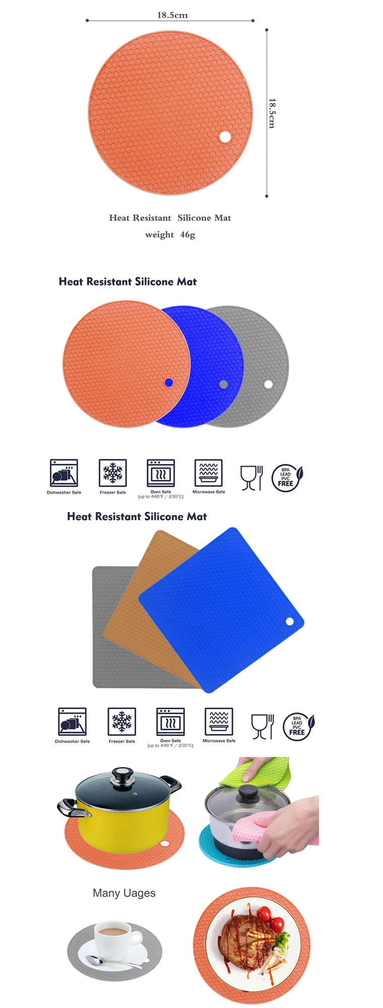 silicone mat selling