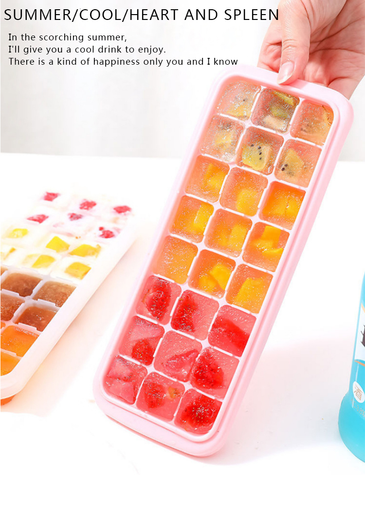 silicone ice cube tray