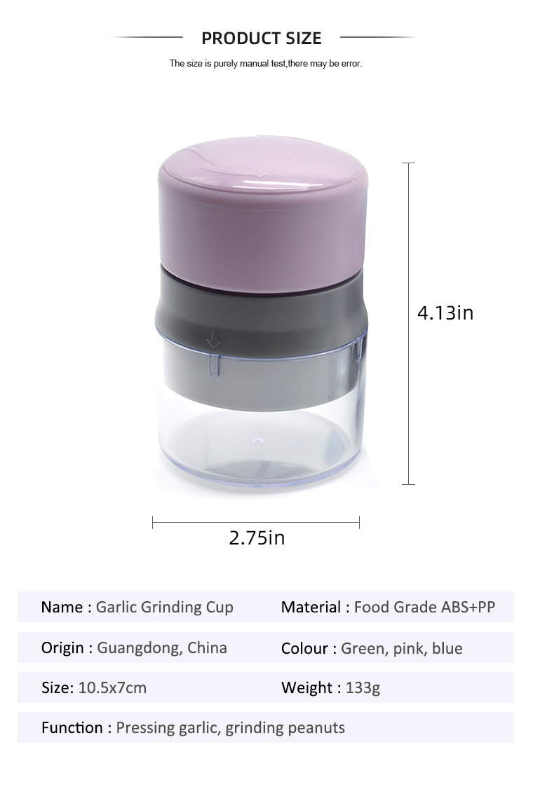 garlic grinding