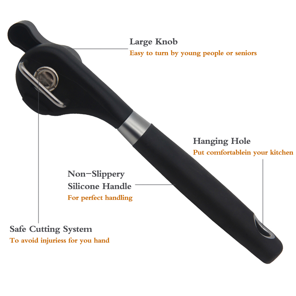 stainless steel manual can opener