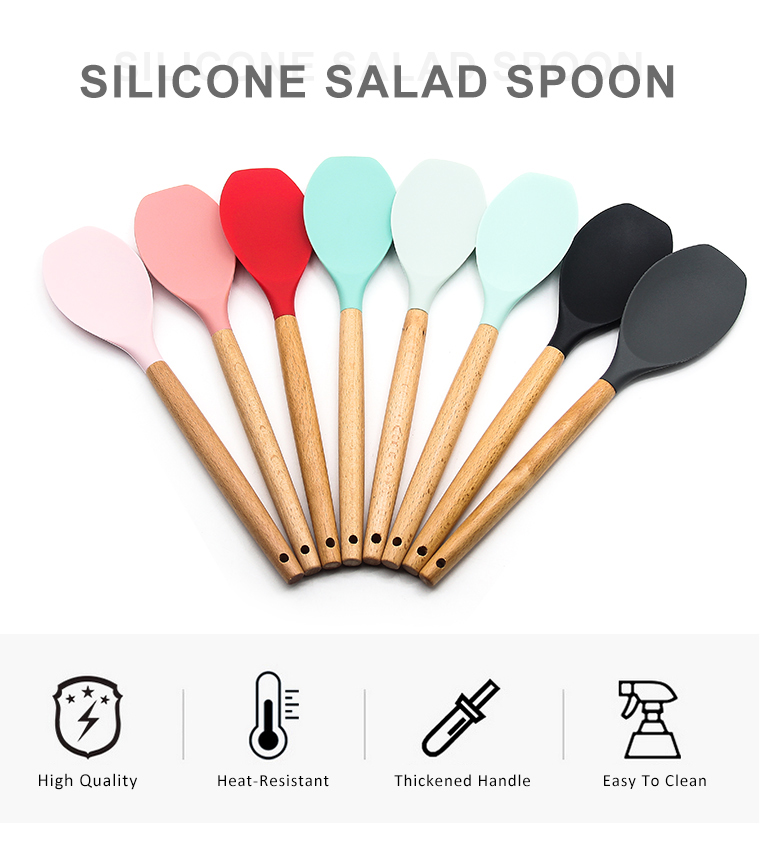 silicone spatula and spoon