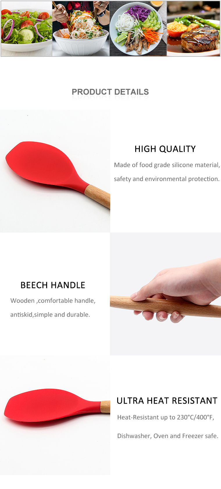 silicone spatula and spoon