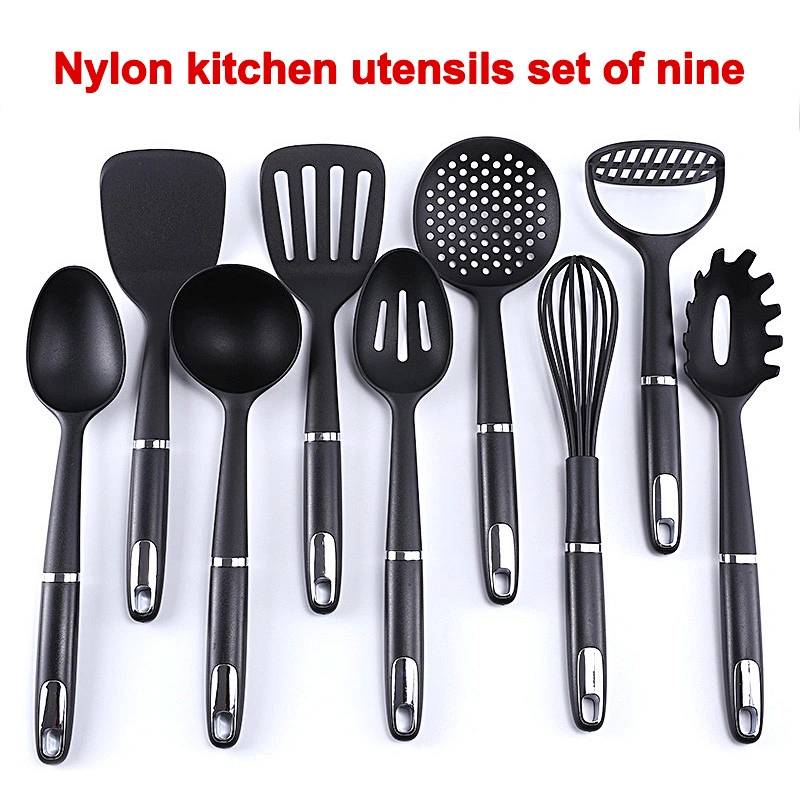 10-piece Nylon Kitchen Cooking Utensil Set Kitchen Utensils Set Amazon Nonstick Cookware Nylon Kitchen Utensils Set