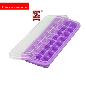 Silicone Ice Cube Tray Food Grade Reusable Elastic Model Used For Making Cake Cream Ice Cubes Freeze Mould Mold