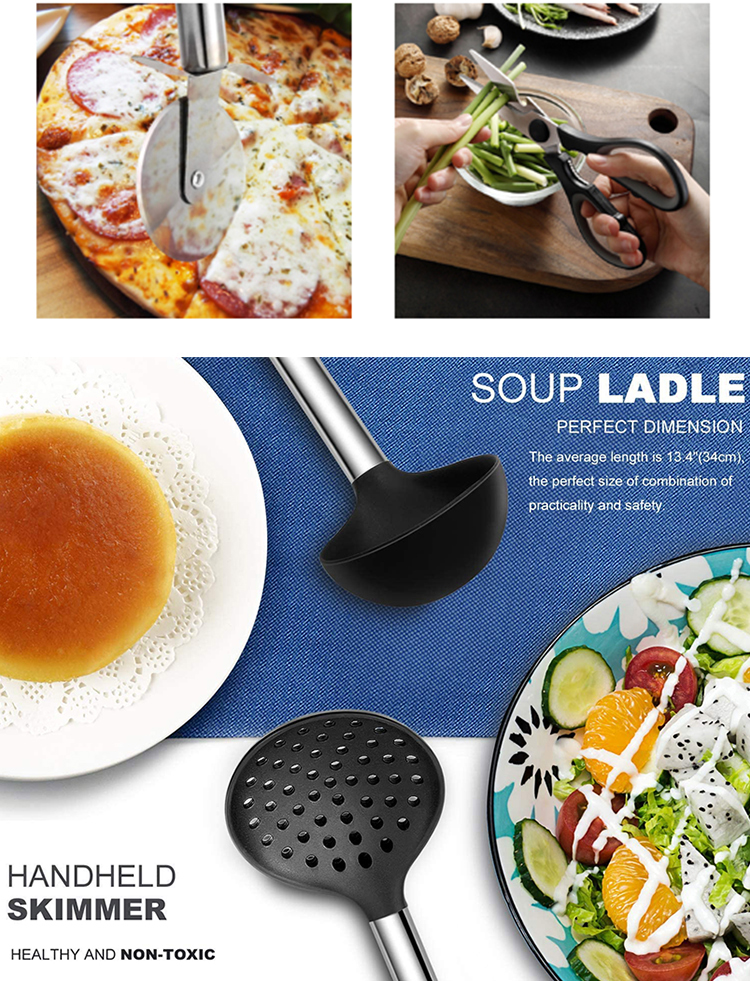 white silicone cooking utensils