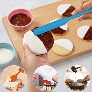 5 pcs Food Grade Silicone kitchen spatula for Baking silicone kitchen accessories Heat Resistant silicone spatula set