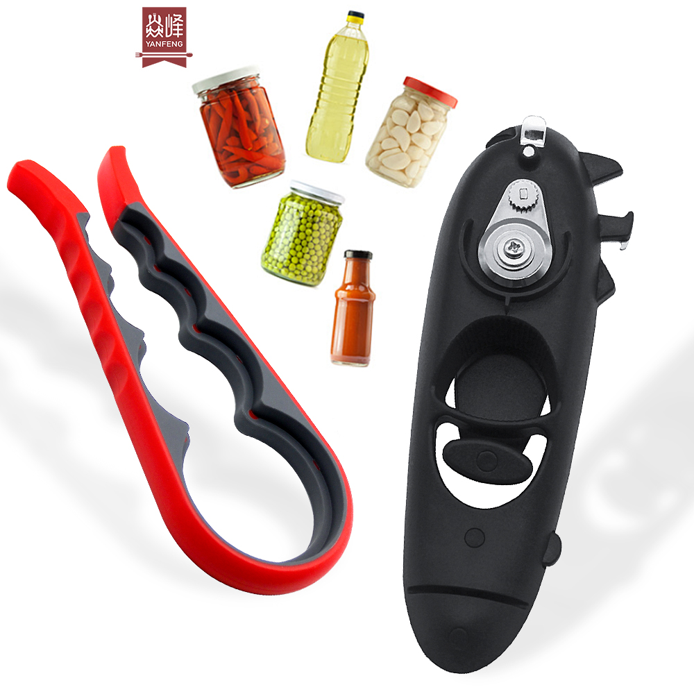 amazon top seller 2 pack set multifunctional Can Opener kitchen accessories cocina tools bottle opener kitchen gadgets