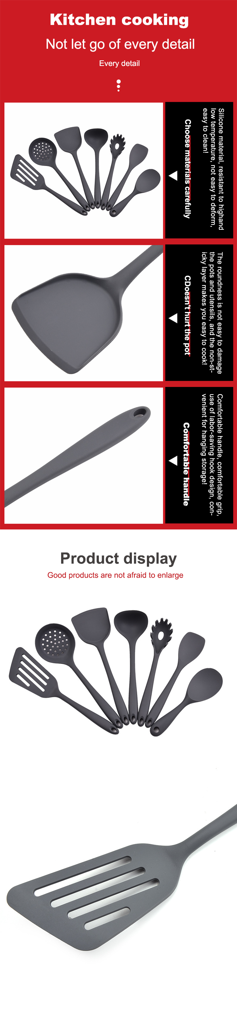 kitchen utensils silicone