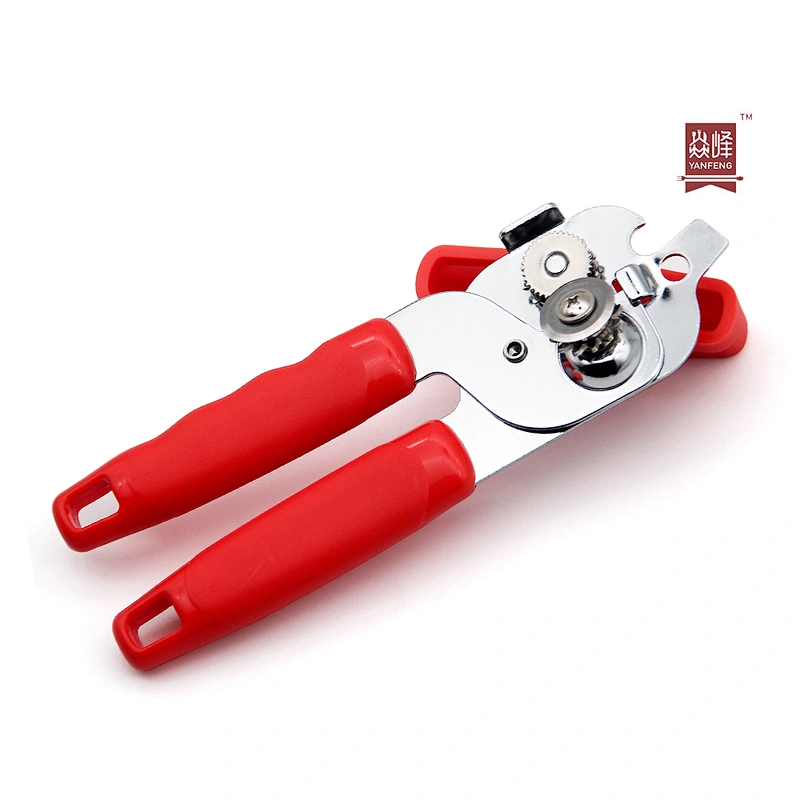 Wholesale Kitchen Gadget Red Color Stainless Steel Safety Manual Opener