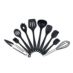 10Pcs Kitchen Utensil set Cookware Set Nonstick Silicone Spatula Spoon Oil Brush Heat Resistant Silicone Cooking Utensils set
