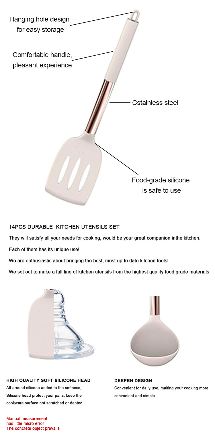 silicone kitchen utensil set