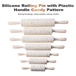 Kitchen Baking Tool DIY Silicone Rolling Pin non-stick Dough Rollers kitchen accessories Silicone Dough Roller