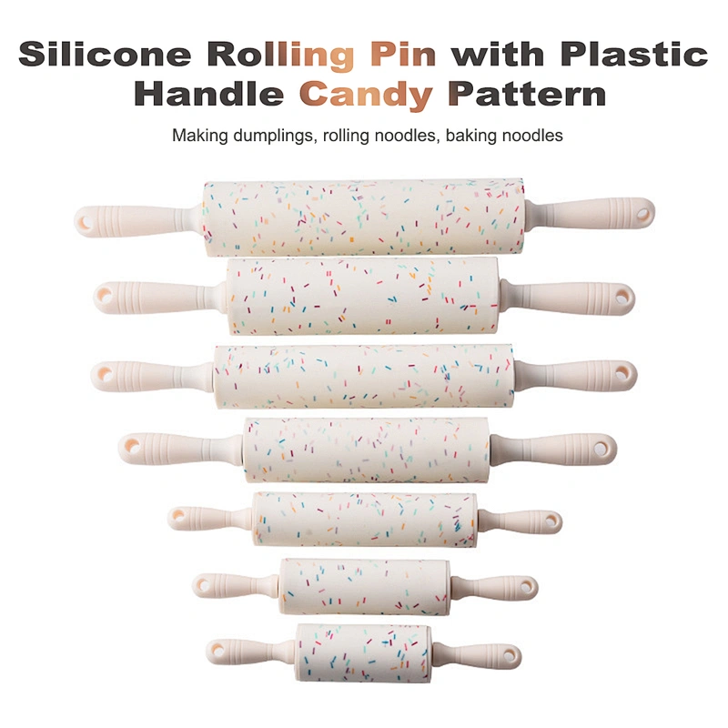 Kitchen Baking Tool DIY Silicone Rolling Pin non-stick Dough Rollers kitchen accessories Silicone Dough Roller