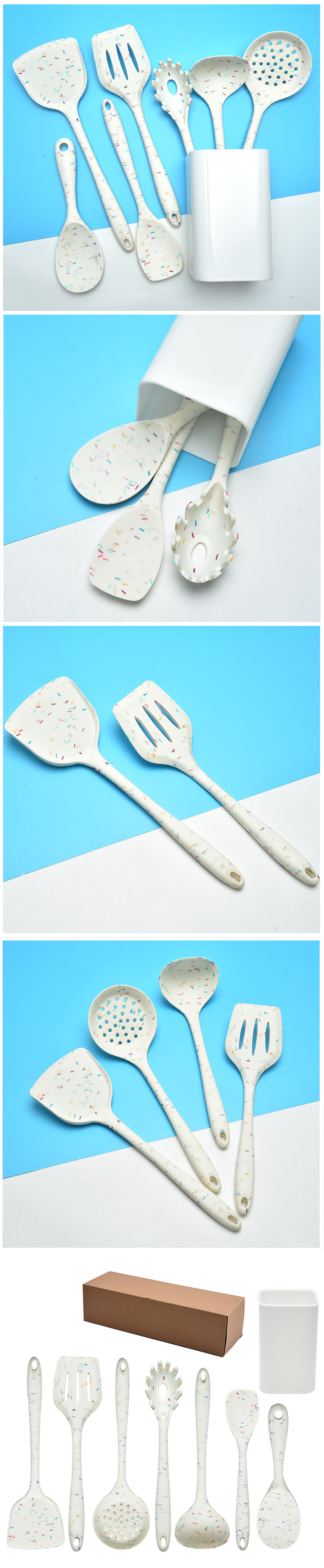 silicone kitchen utensil set
