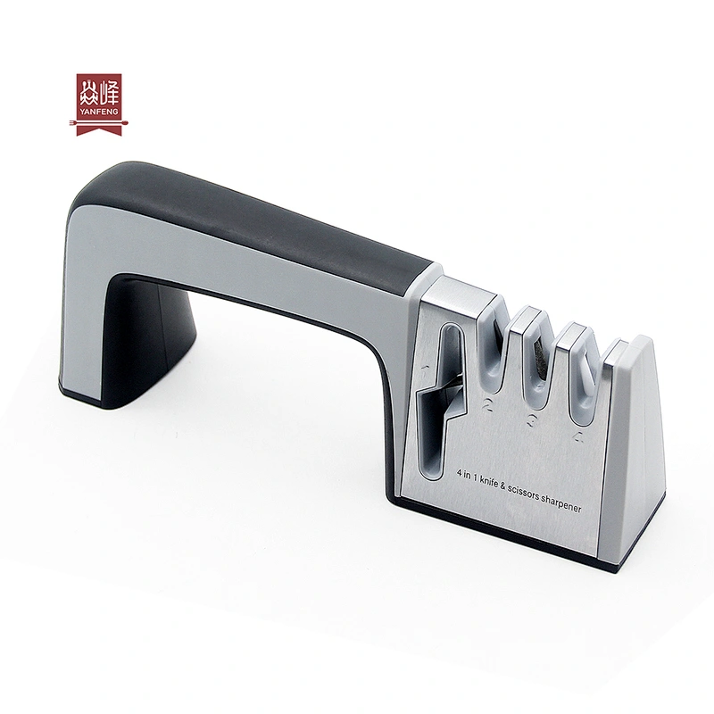 New Arrival Professional Smart Kitchen Tool 4 in 1 Mini Knife Sharpener with 4 Stage