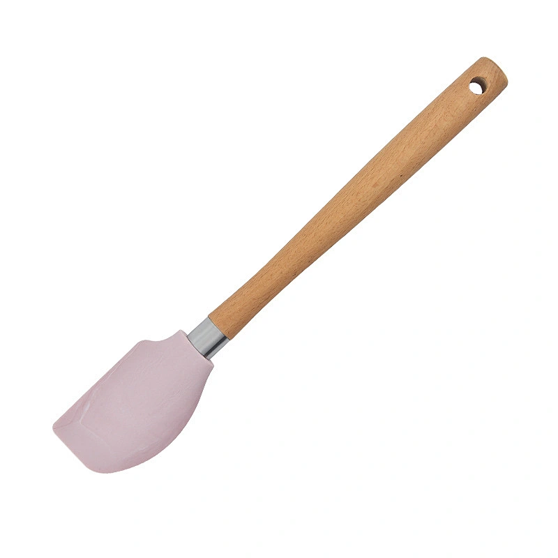 Camping CookWare Kitchen Accessories cooking utensil Tools Set Silicone Kitchen Utensils set with Wooden handle