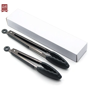 Premium Kitchenware Baking Tool Silicone Tongs for BBQ