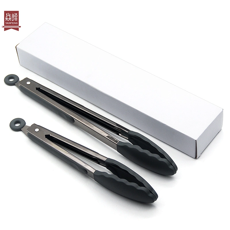 Premium Kitchenware Baking Tool Silicone Tongs for BBQ