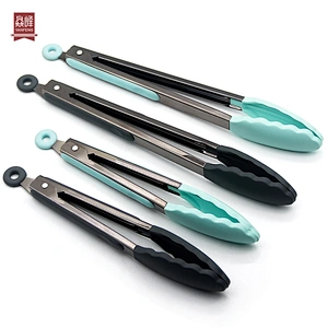 Premium Kitchenware Baking Tool Silicone Tongs for BBQ
