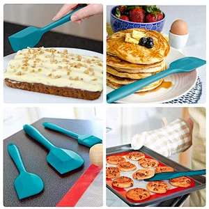 Spatula Silicone Heat Resistant mini Silicone spatula set cookware sets Silicone Baking Spatula Cooking Utensil Set