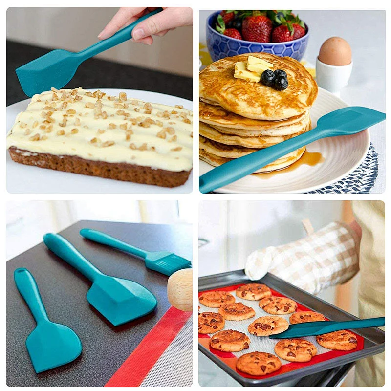 Spatula Silicone Heat Resistant mini Silicone spatula set cookware sets Silicone Baking Spatula Cooking Utensil Set