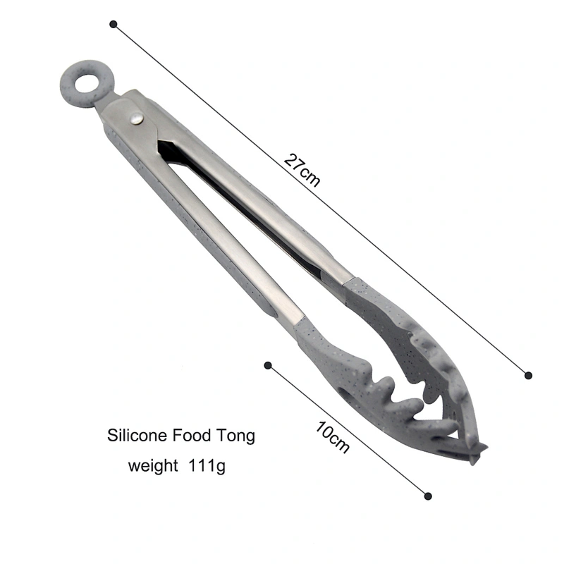 Factory Supply Food Tong BBQ Cooking Tool Silicone Food Tong