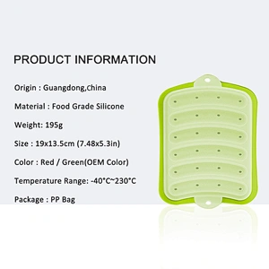 Hot Selling Food Grade hot dog silicone sausage stuffing machine maker mold Baking Tools DIY Silicone Hot Dog Mold