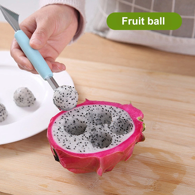 Fruit Platter Carving Knife Melon Spoon Ice Cream Dig Scoop Watermelon Kitchen DIY Cold Dishes Gadgets Slicer Tools Food Cutter