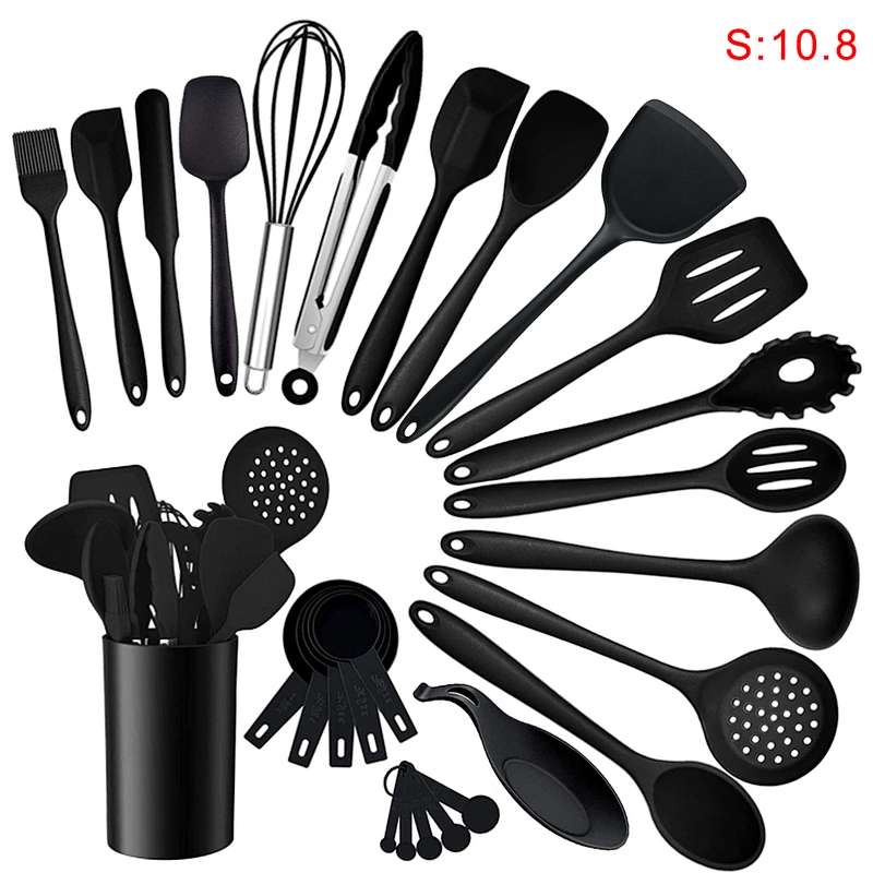 Kitchen Cooking Utensils accesorios de cocina Silicone Spatula silicone kitchen utensil set Cookware kitchen utensils set