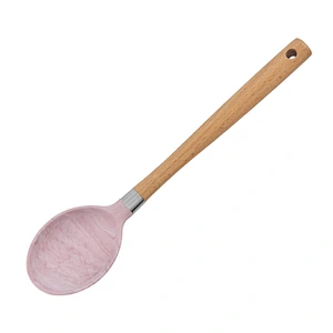 Camping CookWare Kitchen Accessories cooking utensil Tools Set Silicone Kitchen Utensils set with Wooden handle