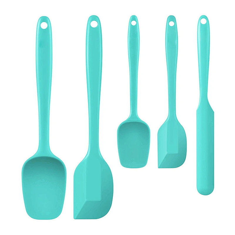 5 pcs Food Grade Silicone kitchen spatula for Baking silicone kitchen accessories Heat Resistant silicone spatula set