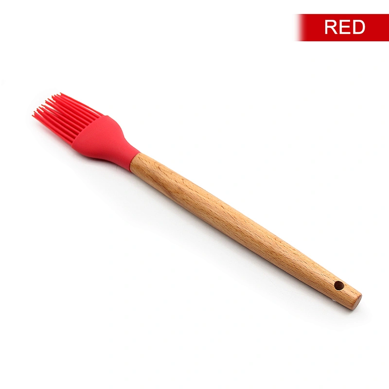 Heat Resistant Kitchen Silicone Oil Brush Silicone Pastry Basting BBQ Sauce Cooking Oil Brush Cooking Baking Scrub Brush