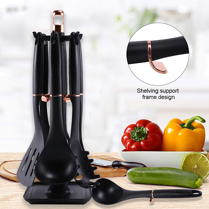 Nylon Kitchen Utensil Set 9 Piece Premium Stainless Steel And Nylon Kitchen Utensil Gadget Tool Set